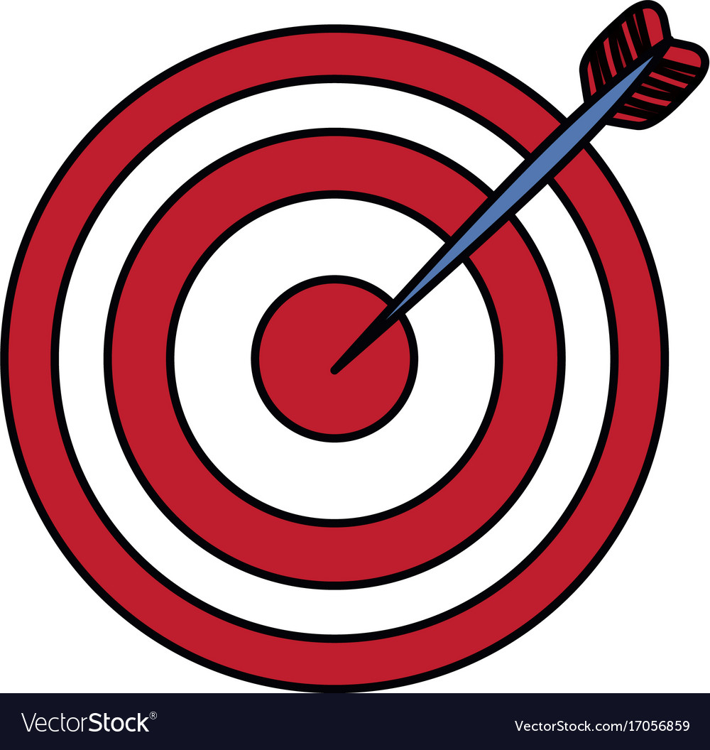 Target dartboard symbol