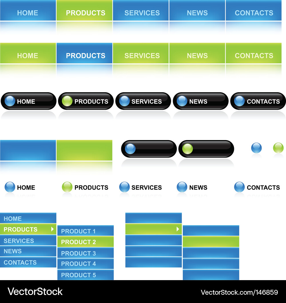 Web template Royalty Free Vector Image - VectorStock