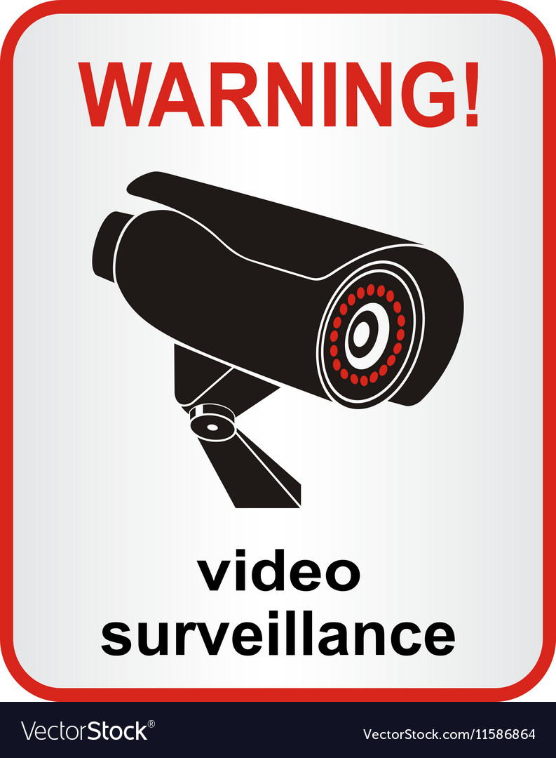 Cctv camera Royalty Free Vector Image - VectorStock