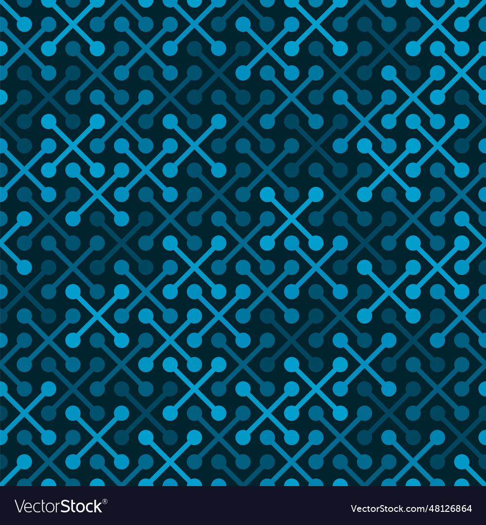 Geometric seamless pattern with simple