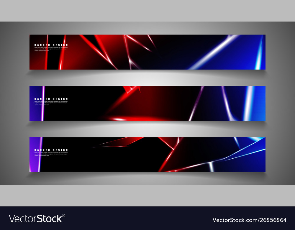 Minimal banner design triangular shape vector image Minimal banner design triangular shape