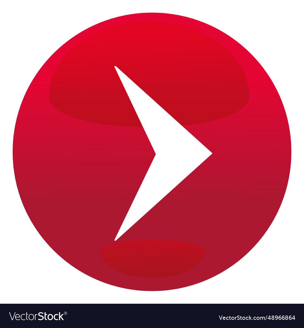Red Play Round Button Royalty Free Vector Image Red Play Round Button Royalty Free Vector Image