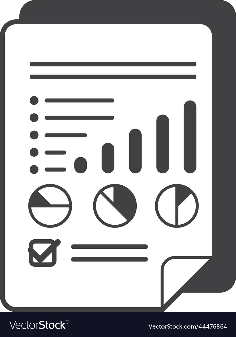 Reports and statistics in minimal style