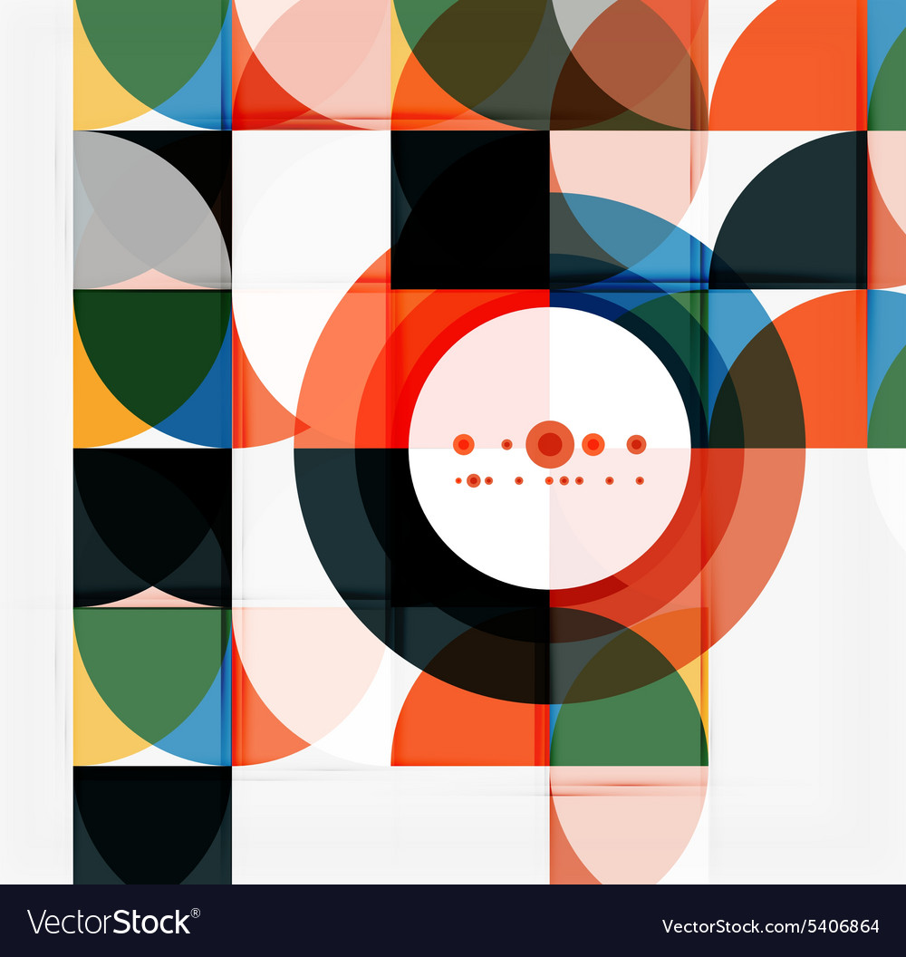 Semicircle triangle pattern