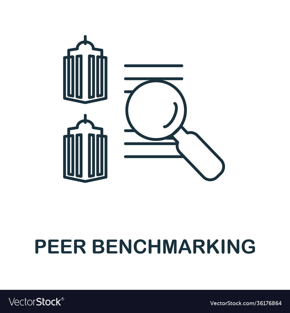 Simple Peer Benchmarking Icon