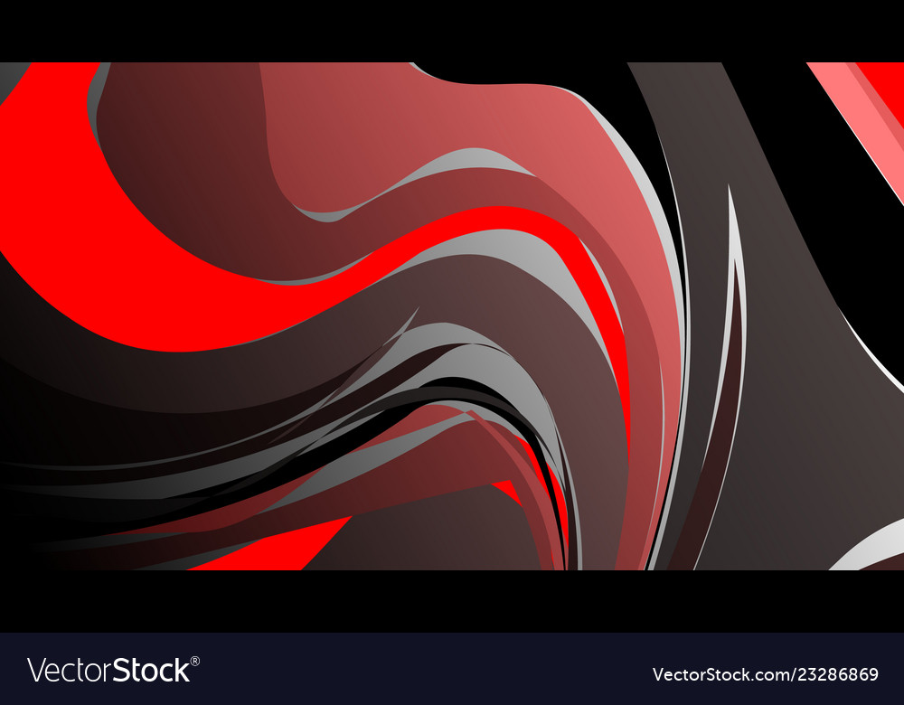 Abstract colorful background with red style wave