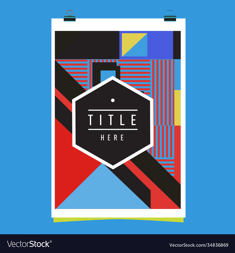Abstract colorful geometric pattern background Vector Image Abstract colorful geometric pattern background