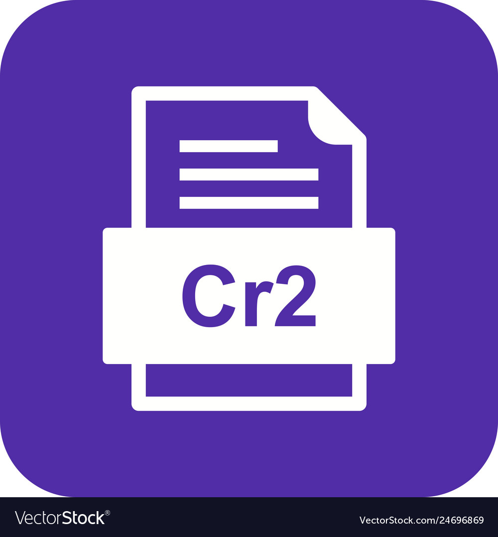 Cr2 file document icon