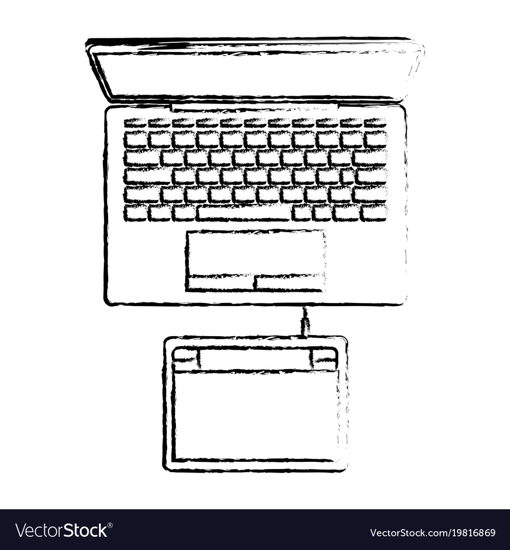Desktop computer and digitizer tablet connection