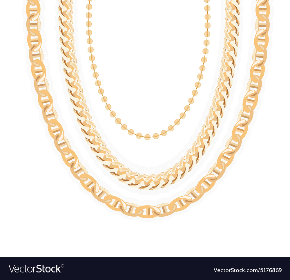 Gold chain jewelry