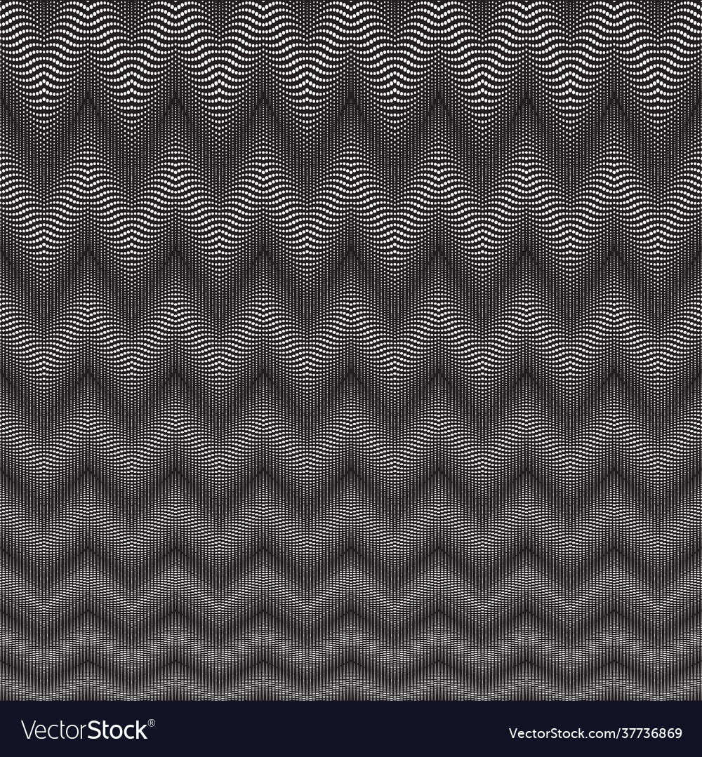 Horizontal seamless zigzag curve abstract vector image Horizontal seamless zigzag curve abstract