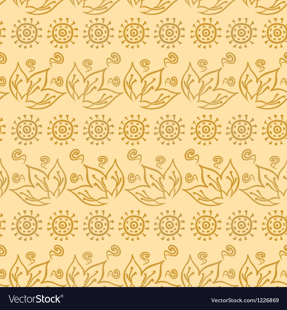 Leaf Pattern Seamless Background