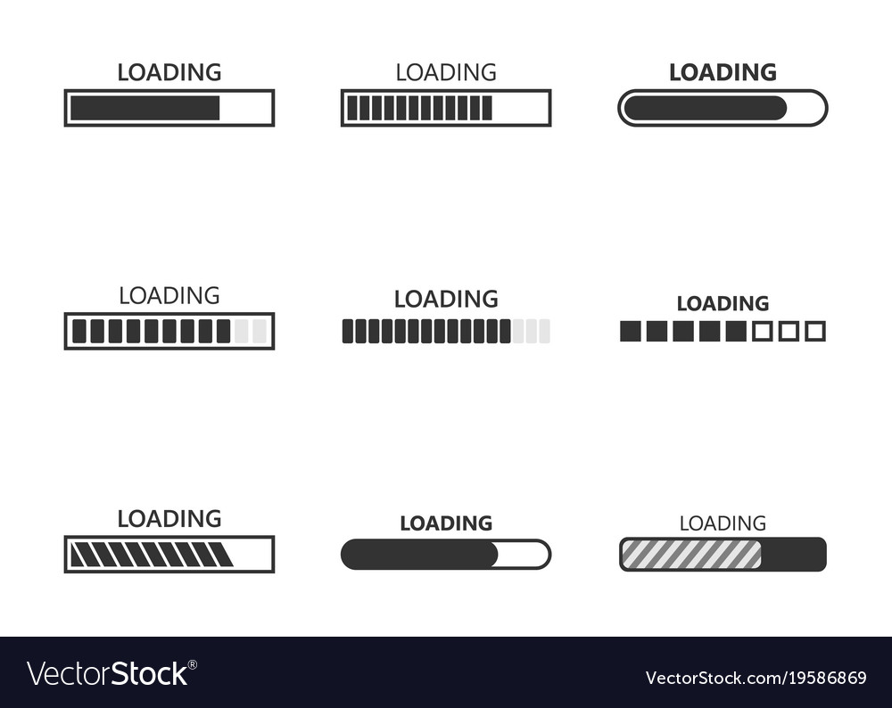 progress bar vector