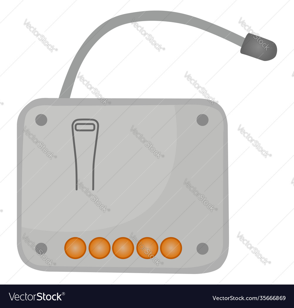 Shutter controller on a white background