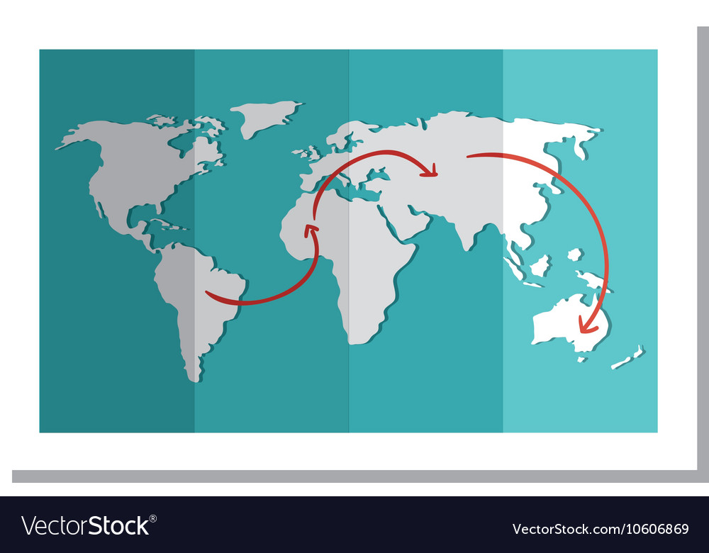 World earth map Royalty Free Vector - World Earth Map Vector 10606869