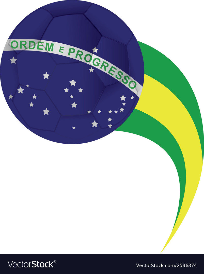 Abstract background with a brazil allusive objects