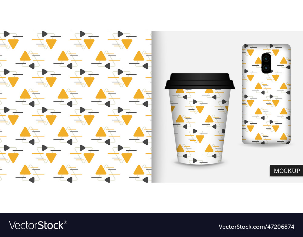 Geometric seamless pattern