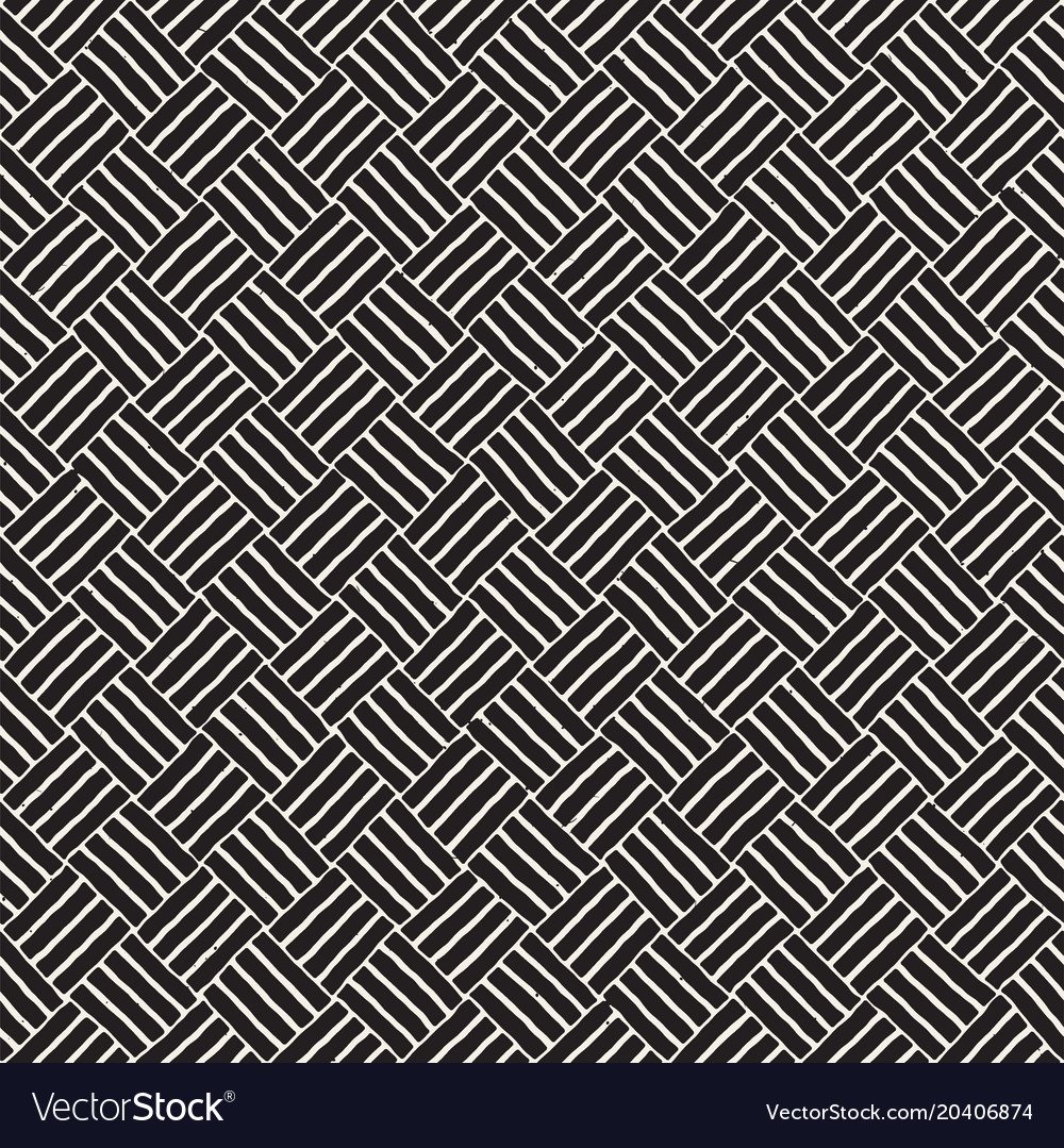 Hand drawn seamless repeating pattern with lines