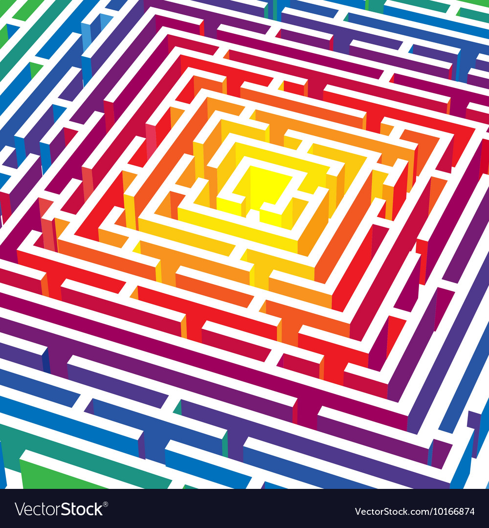 Intricate 3D Labyrinth