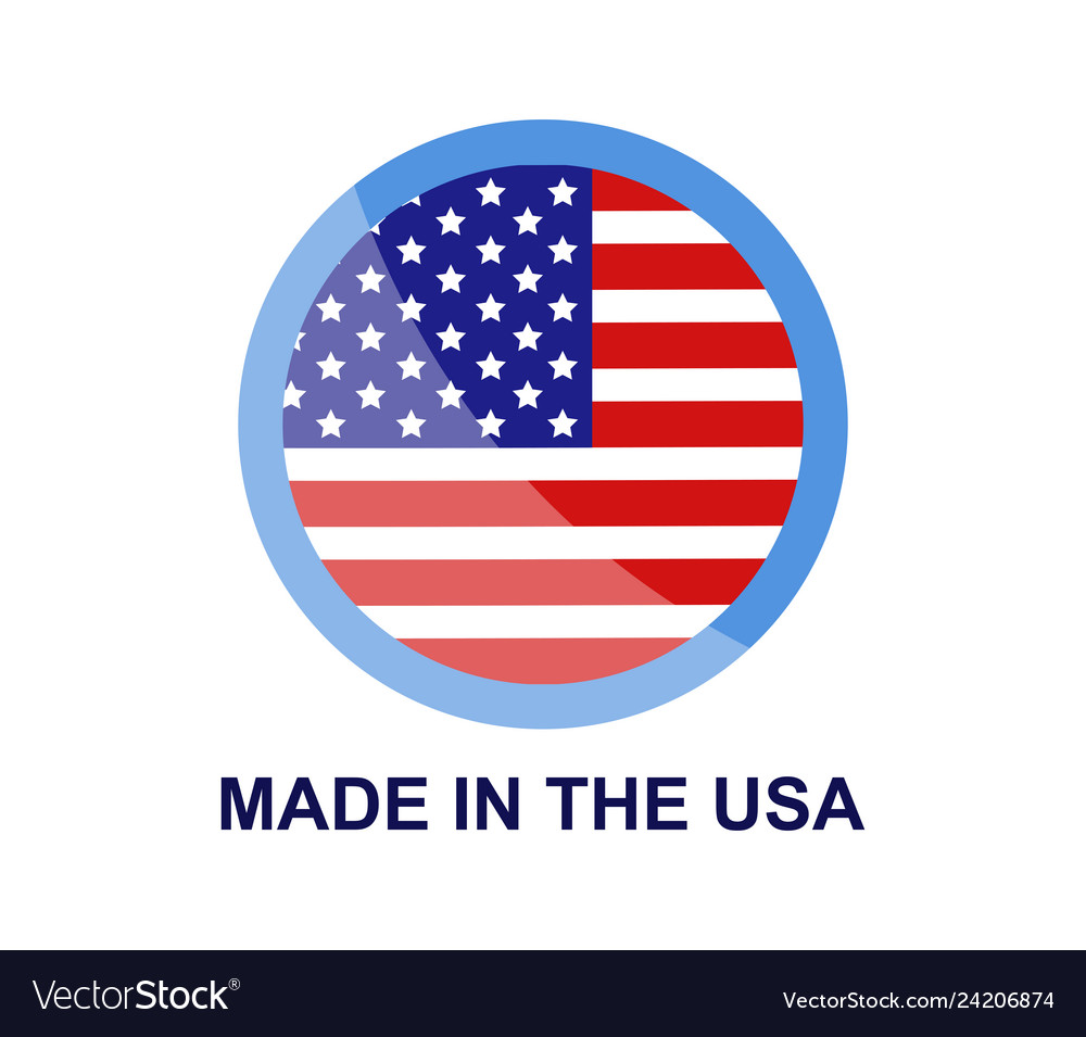 Made in usa vector image Made in usa