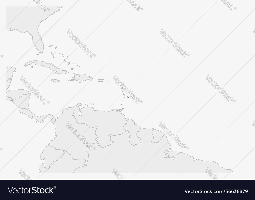 Barbados Flag Map