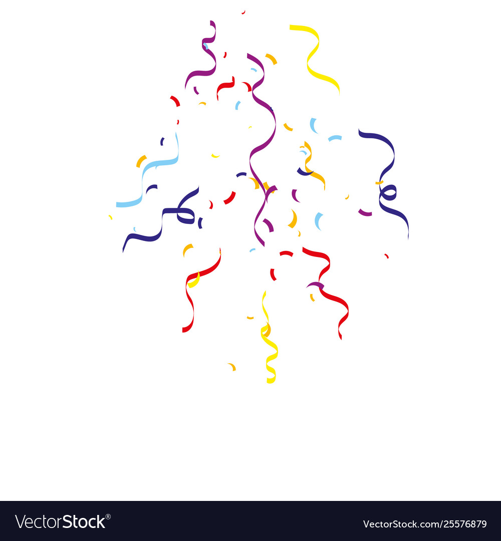 Colorful confetti paper
