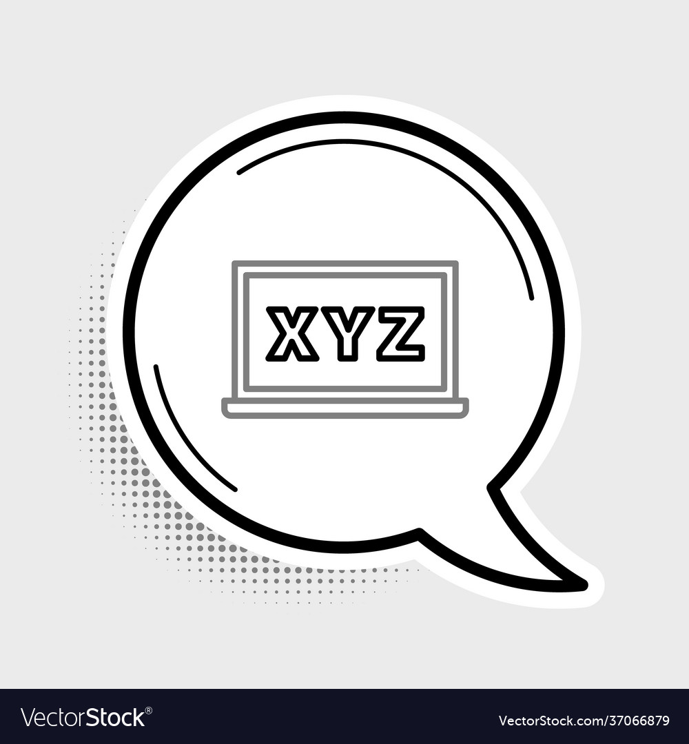 Line xyz coordinate system on chalkboard icon vector image Line xyz coordinate system on chalkboard icon