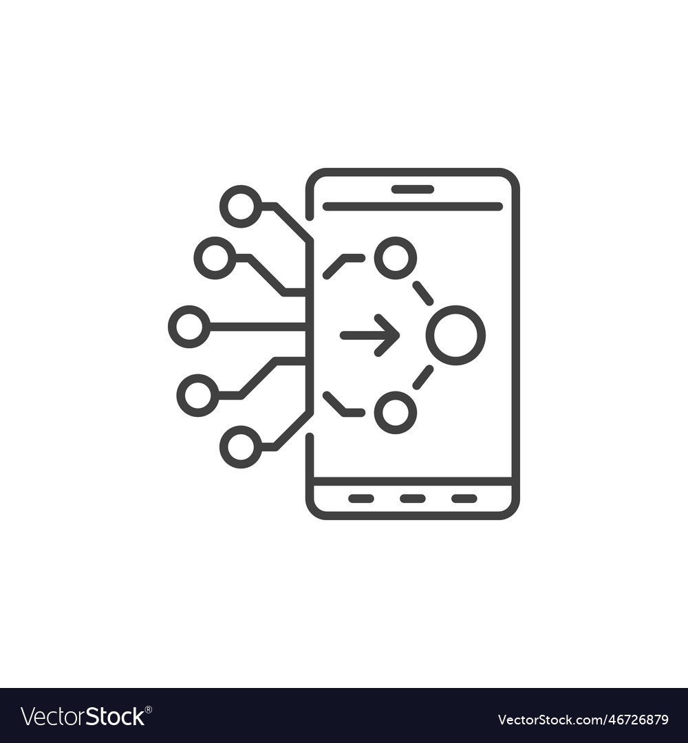 Neural network technology in smartphone concept