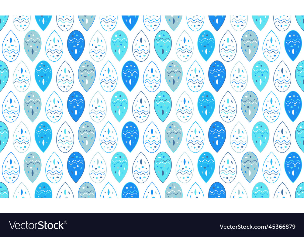 Seamless background abstract blobs pattern blue