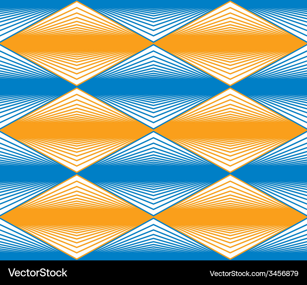 Seamless rhombus pattern abstract geometric Vector Image