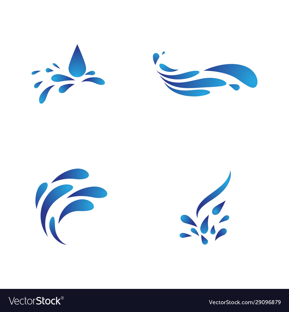 Water wave icon vector image Water wave icon