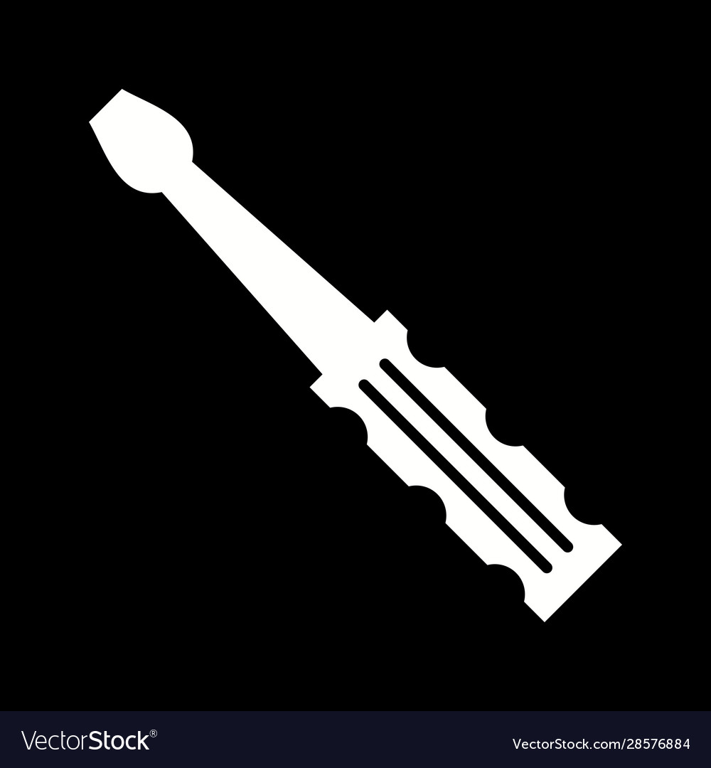 Beautiful screwdriver glyph icon