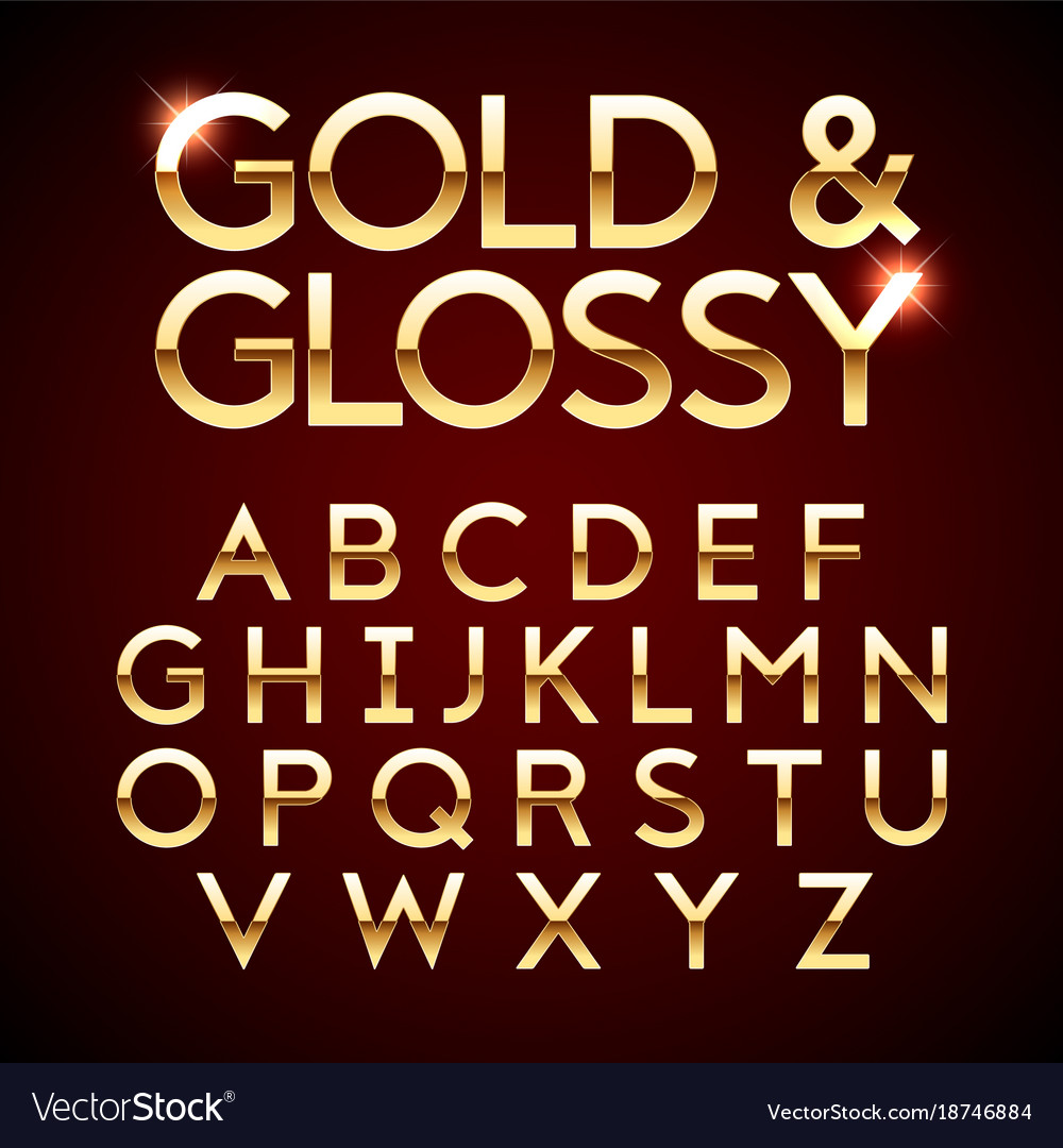 gold font photoshop free download