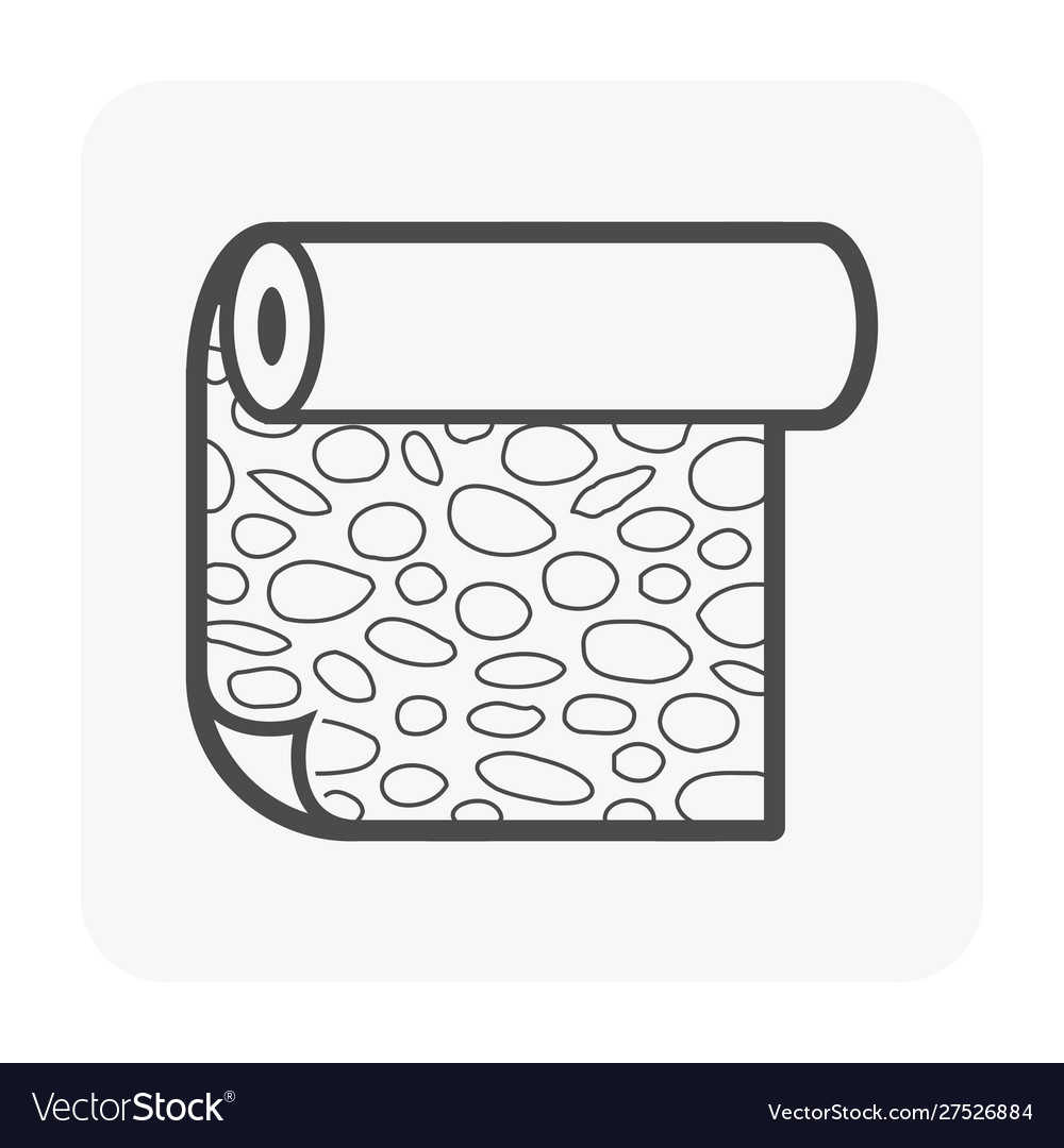 Linoleum pattern icon vector image Linoleum pattern icon