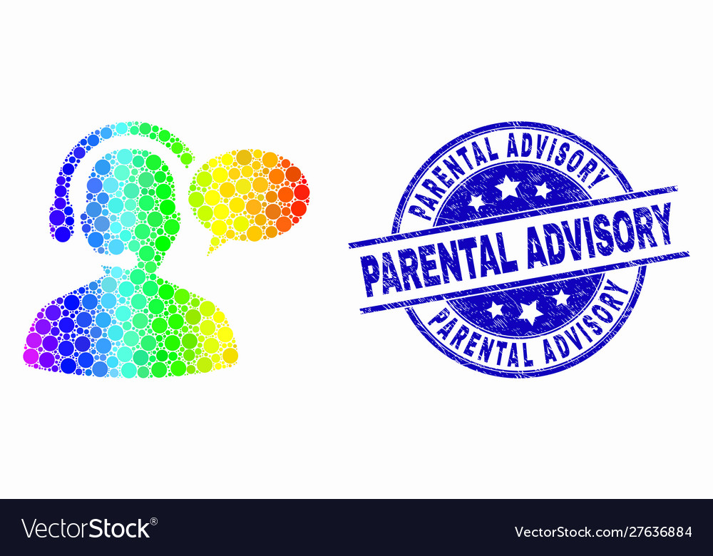 Spectrum dotted operator message icon Vector Image Spectrum dotted operator message icon