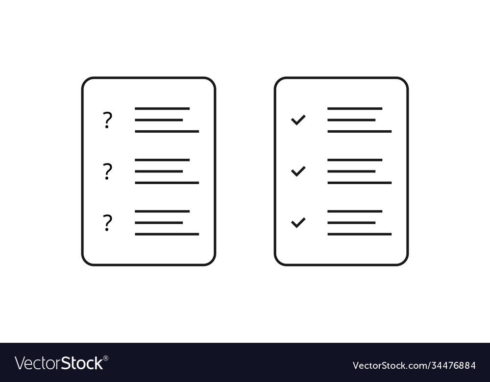 Survey form document checklist online