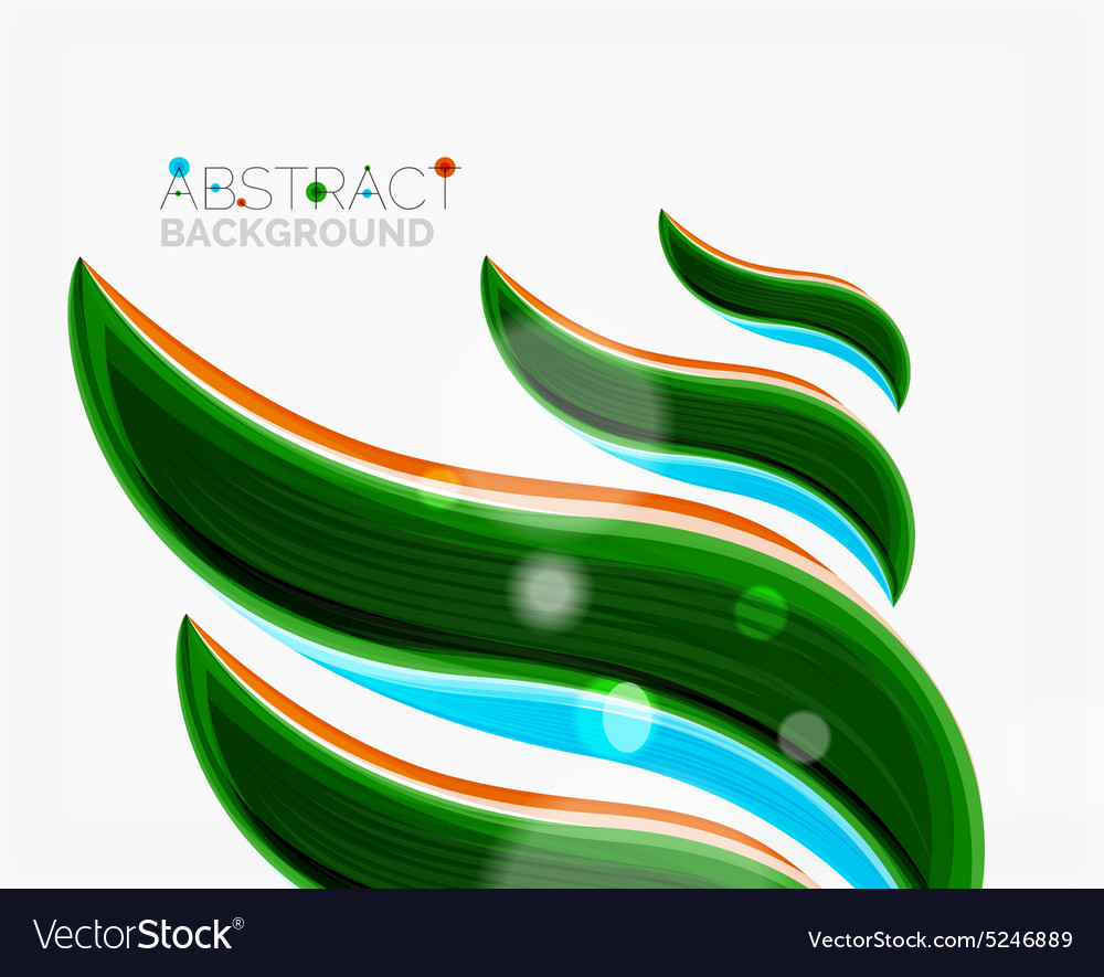 Abstract realistic solid wave background