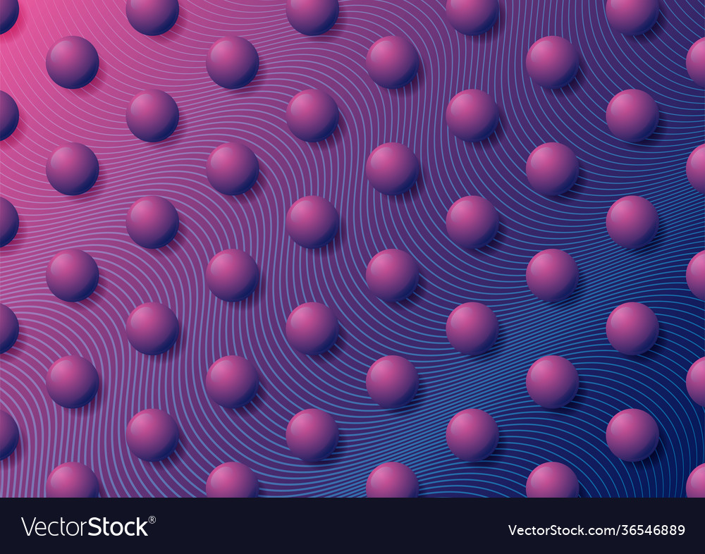 Abstract sphere on linear pattern background vector image Abstract sphere on linear pattern background