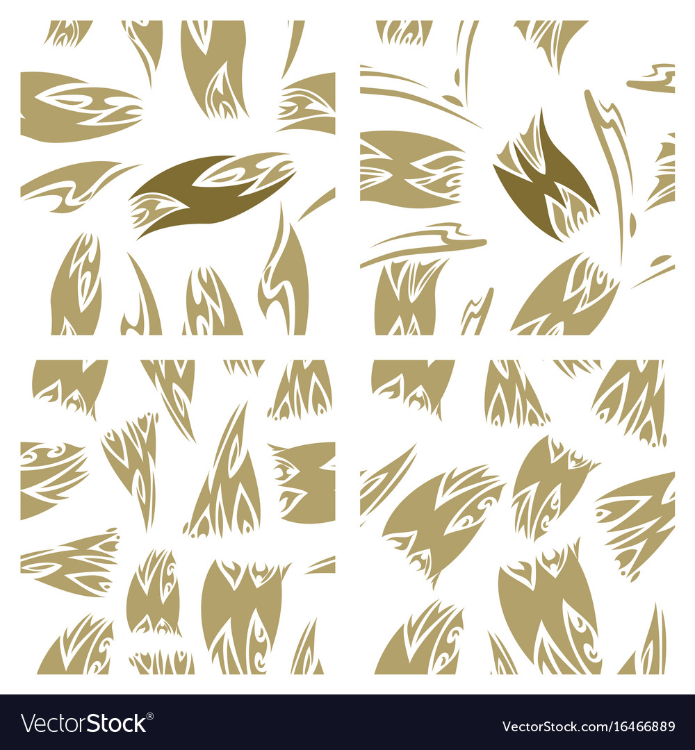 Assembly of patterns in striped style