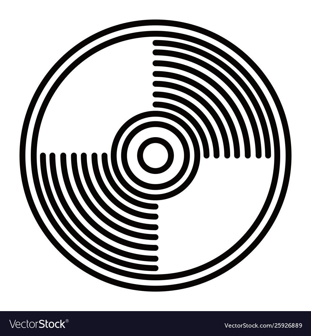 Compact disk audio device icon