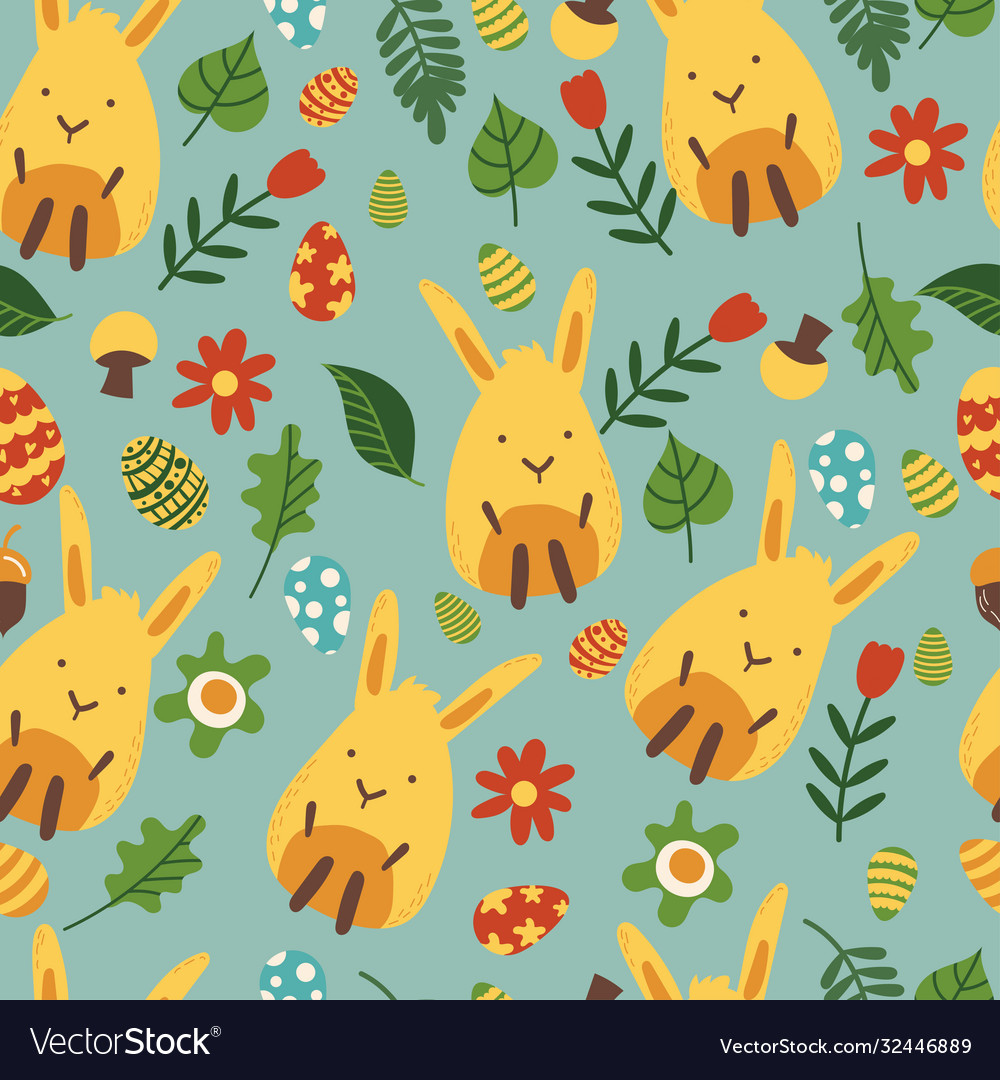 Cute Easter Bunny Pattern