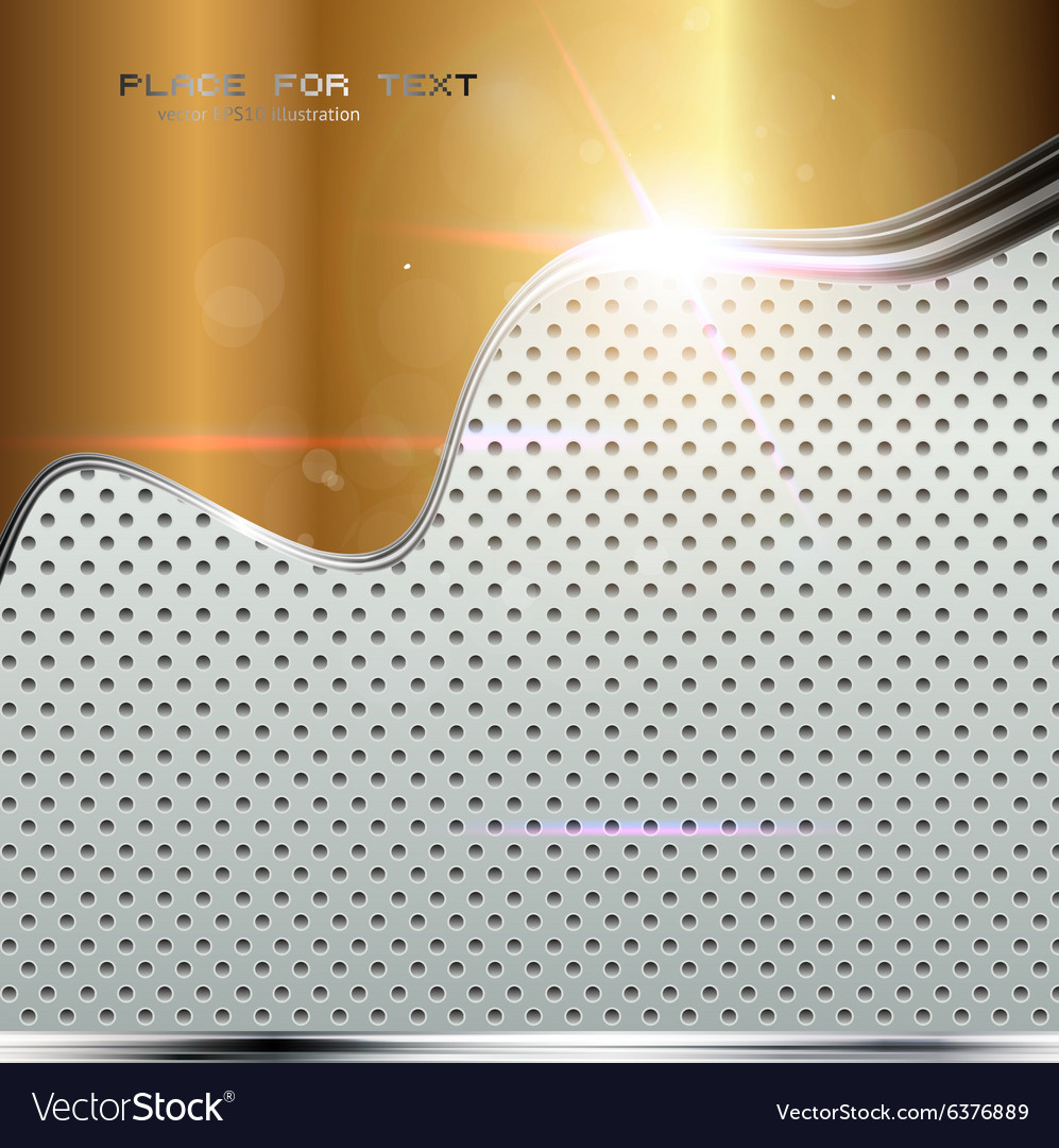 Metallic Swirl Background with Text Space