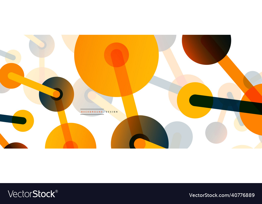 Network concept abstract background dots vector image Network concept abstract background dots
