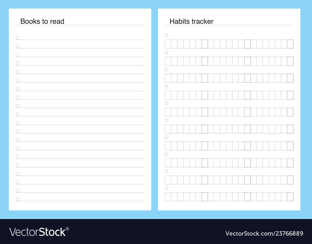 Planner kit template pages to do