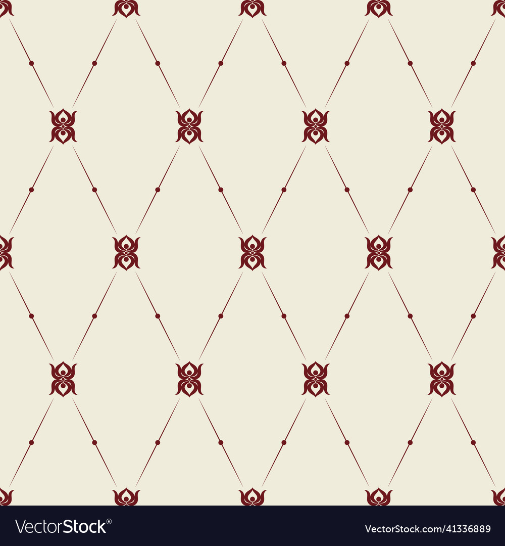 Seamless black and white pattern of different geom vector image Seamless black and white pattern of different geom