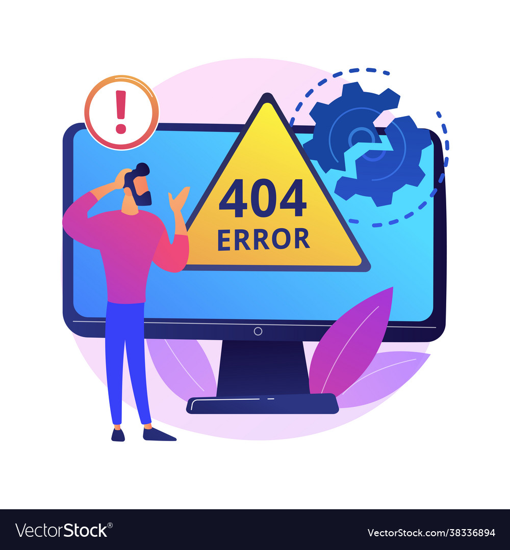 404 error abstract concept