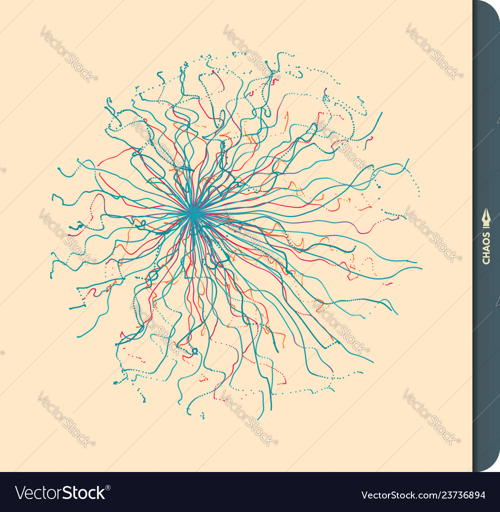 Array dynamic particles 3d technology style Vector Image Array dynamic particles 3d technology style