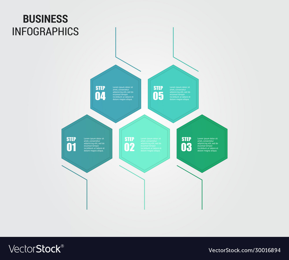 Business economy infographic elements Royalty Free Vector