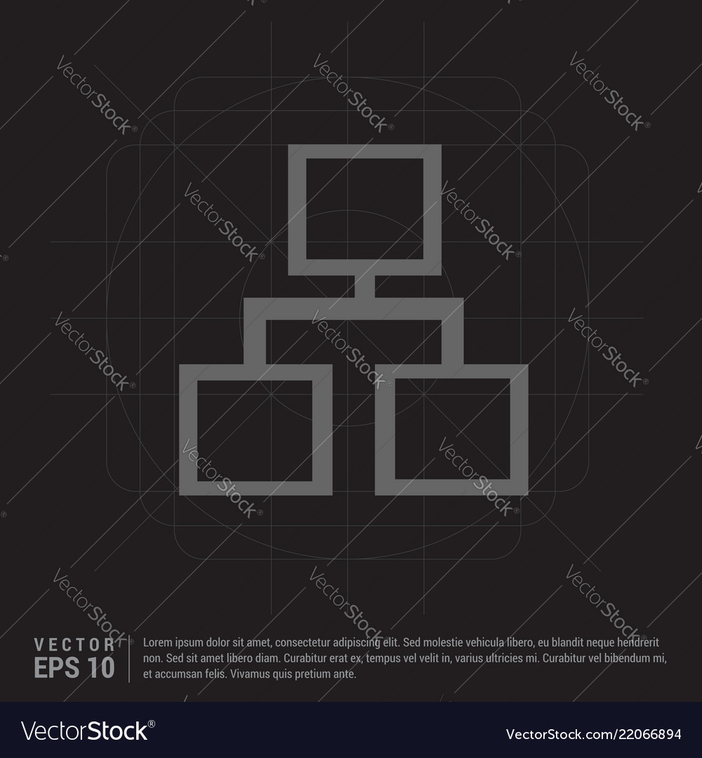 Computer network icon