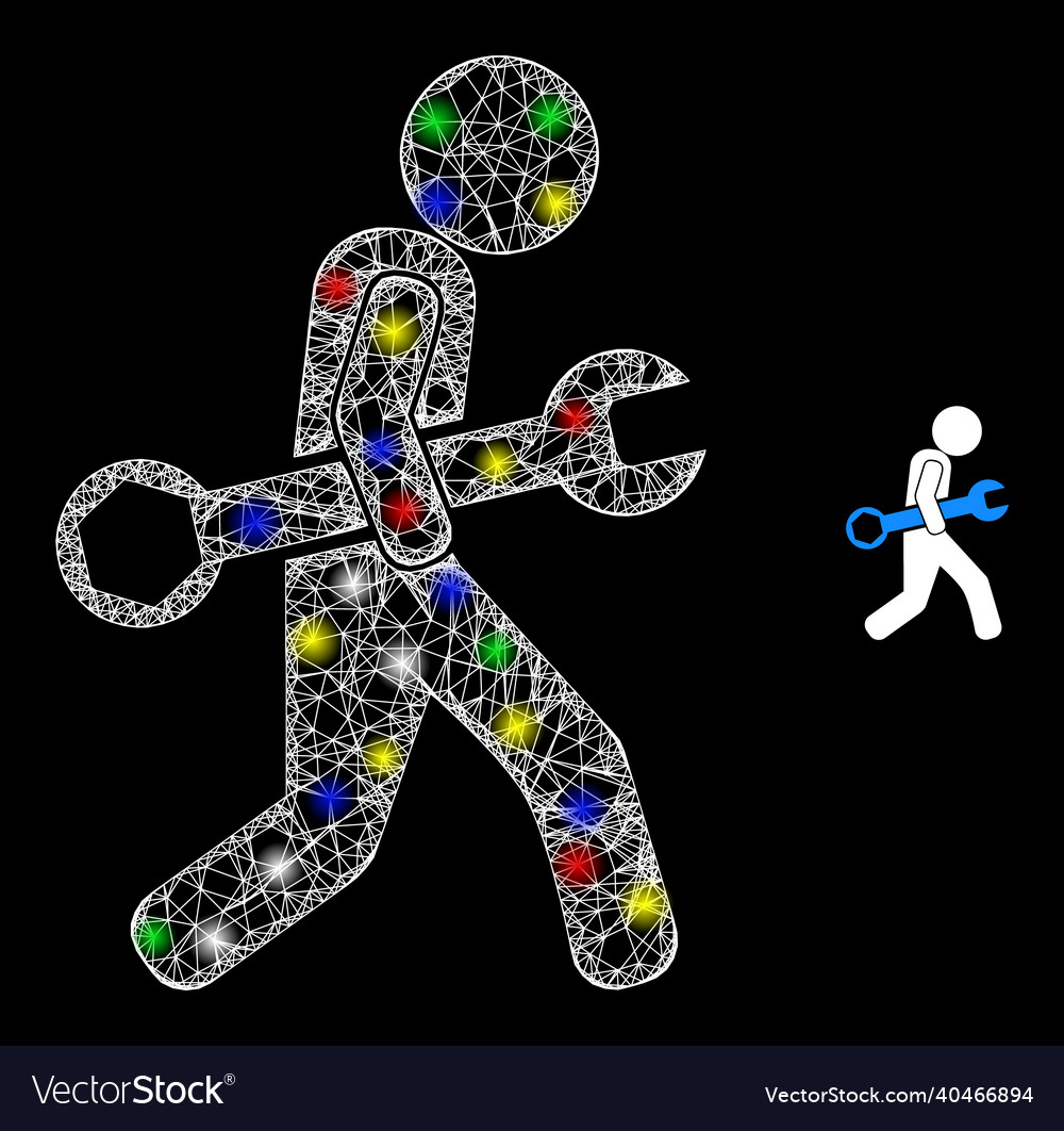 Magic intersected net serviceman icon